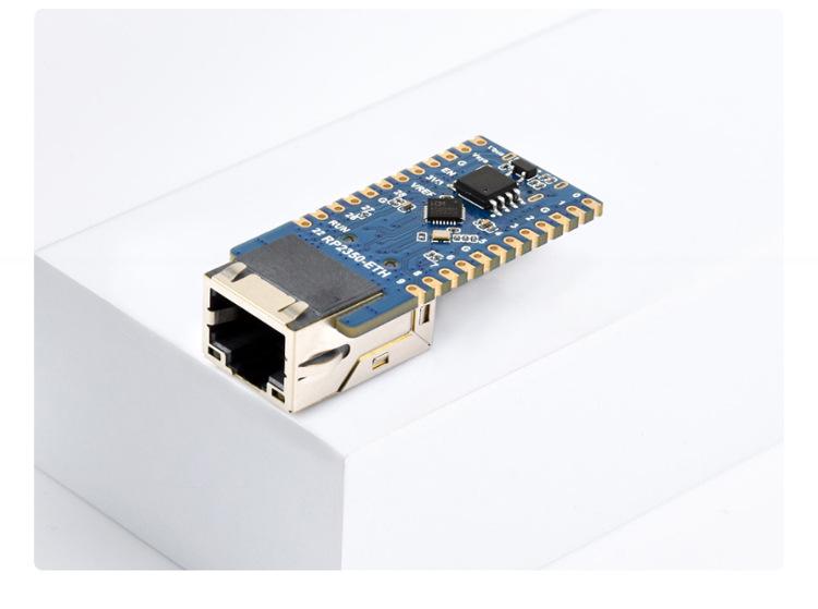Scheda di Sviluppo Raspberry Pi RP2350-ETH con Ethernet, 4MB TCP/UDP, Sensore di Temperatura, Clock