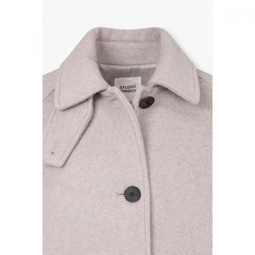 Studio Tomboy A Line rAglAn Wool Blend coAt 9176411983ct