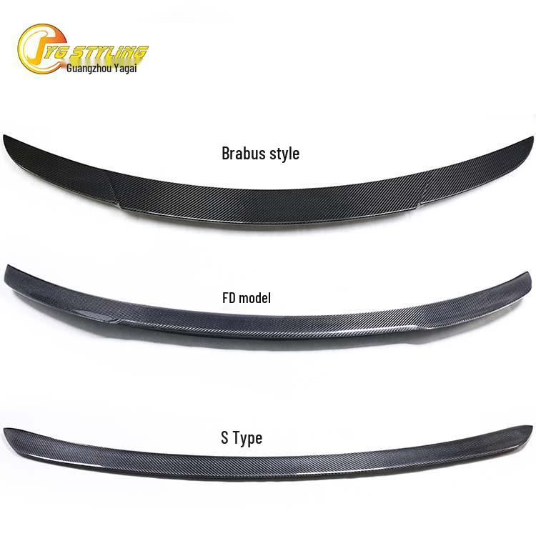 Carbon Fiber Rear Spoiler for Mercedes-Benz C-Class W206, Brabus/FD/S Style