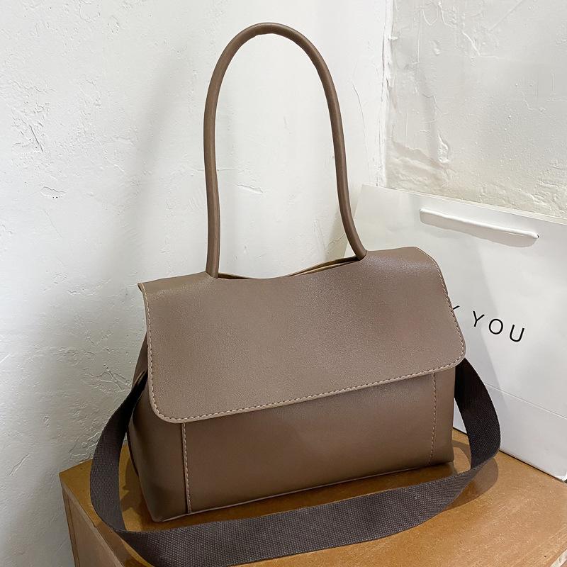 

Женская сумка PU Bucket Fashion Solid High-capable Shoulder Bags Handbag 2 Strap Crossbody Bag Woman Simple