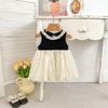 Cute Polka Dot Sleeveless Bud Skirt Dress for Infant Baby Girls Casual Summer Daily Wear Outfit