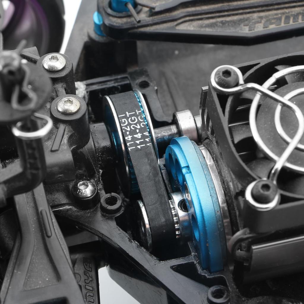 Metal Gearbox with Belt for Tamiya TT02 Chassis RC Crawler 1/10