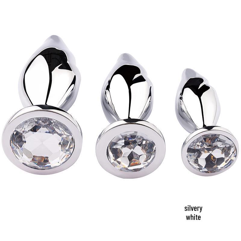 G-Spot Rear Garden Metal Butt Plug: Unisex Adult Flirting Toy