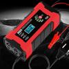 12V 10A Smart Fast Charger Touch Screen Pulse Repair Automatic Smart Battery Charger Digital LCD Display for Car Motorcycle