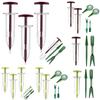 Handheld Seed Planter 5 Different Settings Plant Seed Sower with 2 Transplanting Tools Small Seed Spreader Gardening Supplies