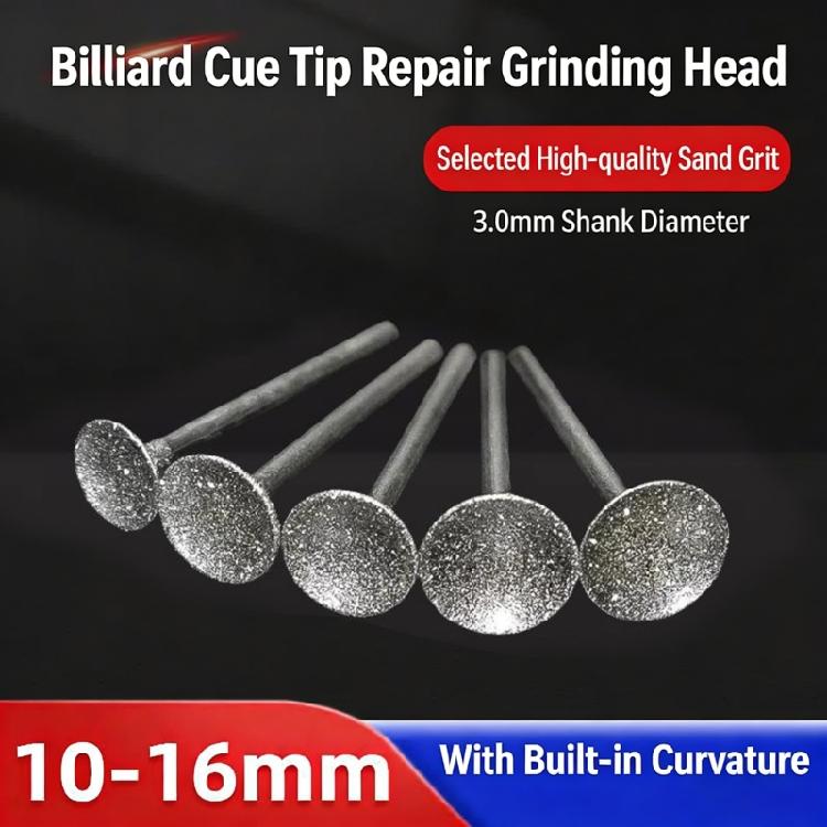3pcs Snooker Pool Billiards Multifunction Tool for Cue Tip Shaping Repair Grinder Accessory for Billiard Cue Tip