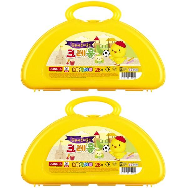 

Мелки Yellow Chick, 26 цветов, 2 шт., корейские игрушки