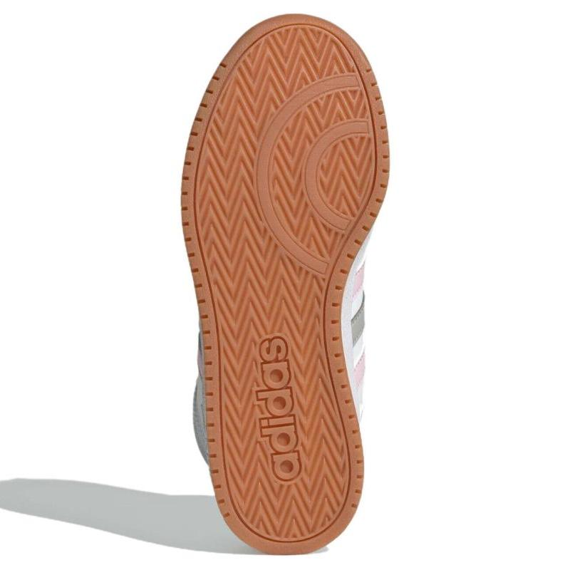 Adidas Hoops 2.0 Mid 'White Pink Grey' Women's Sneakers FY6020