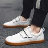 Fashion Leisure Sports Shoes Flat Bottomed Comfortable Adult Style Breathable Street Walking Tourism Black and White Minimalist Shoes