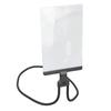 4X Hanging Neck Magnifying Glass Flexible Gooseneck Large Page Magnifier for Reading Repair Black