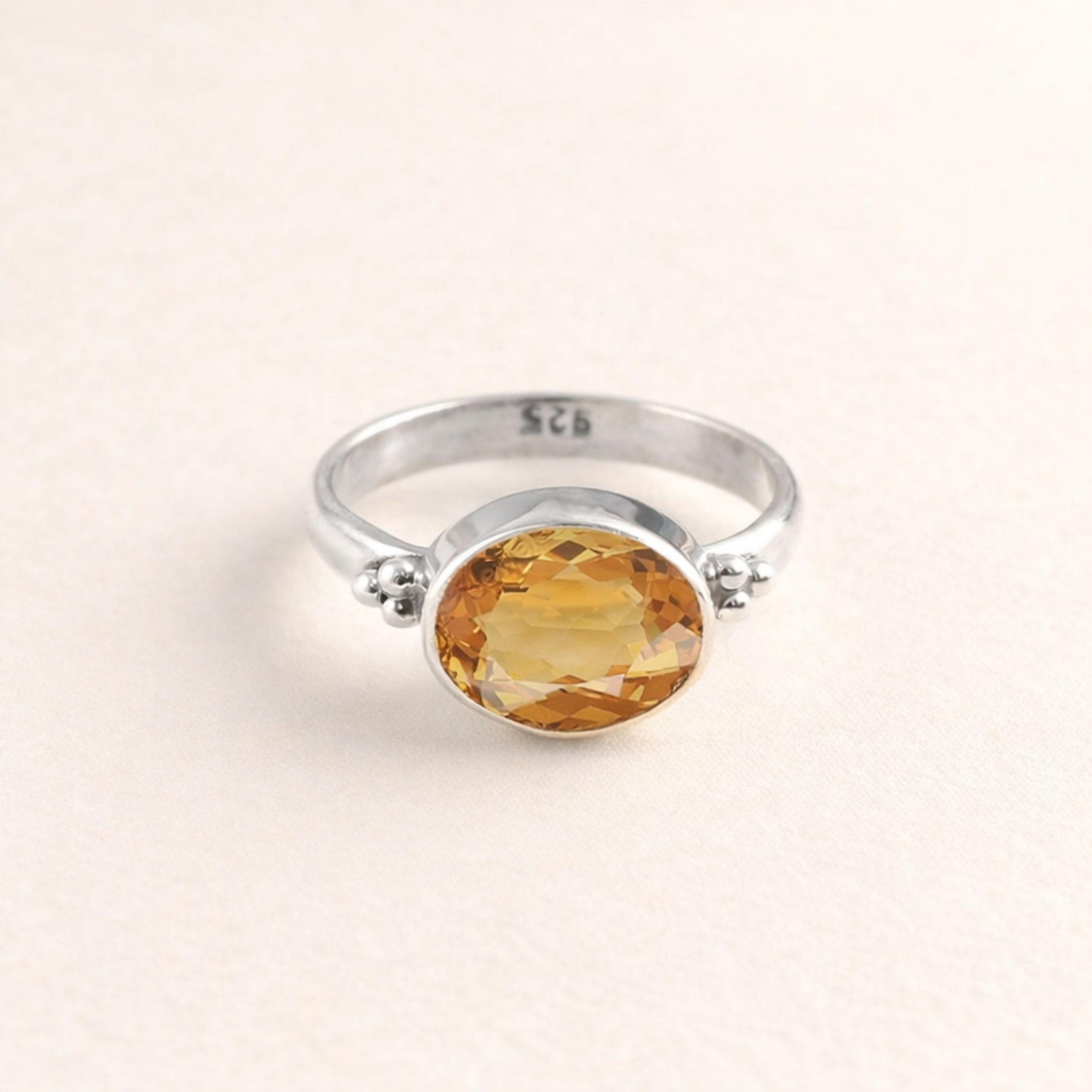 

Yellow Citrine 925 Sterling Silver Ring, Minimalist Bezel Gemstone Ring, Handmade Minimalist Bohemian Jewelry 12 срібний
