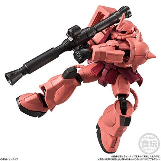 Mobile Suit Gundam G Frame 03 MS-06S Char's Zaku II (08A Rüstungsset + 08F Rahmenset) Süßigkeiten SpielzeugKaugummi
