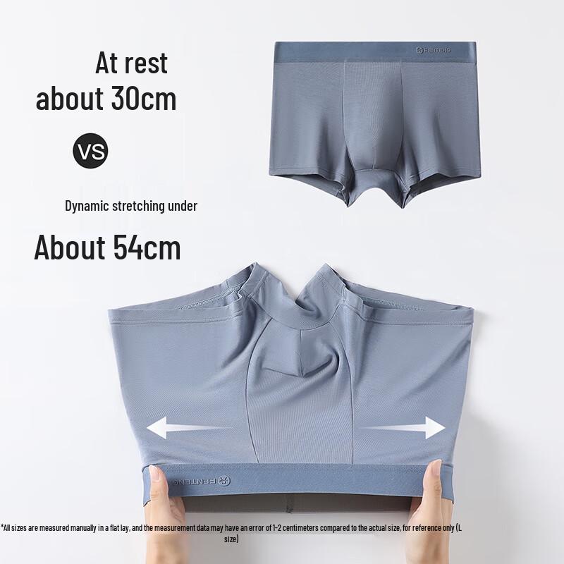 Fenteng Men's 7A Antibacterial Modal Boxer Briefs 4-Pack