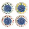 Ceramic Garlic Grater Plate Garlic Grater Bowl  Round Manual Ceramic Plate For Ginger Cheese Tomato Strawberry Fruit Vegetable