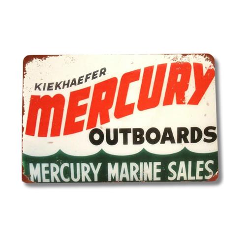 

Outboard Engines Tin Sign Vintage Boat Man Cave Decor 20x30cm（7.8x11.8inch）
