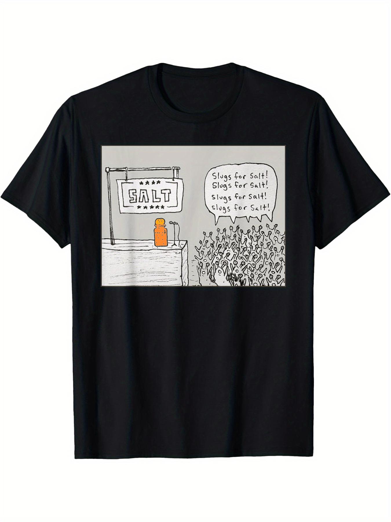‘Salt-Alkali Land Snails  Tolerance T-Shirt Features a Fun Design Short-Sleeved T-Shirt XXXL