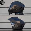 Motorradhelme Doppelvisier Modularer Klapphelm DOT-geprüft Integralhelm Motorrad-Rennhelm Klapphelm für Motorrad