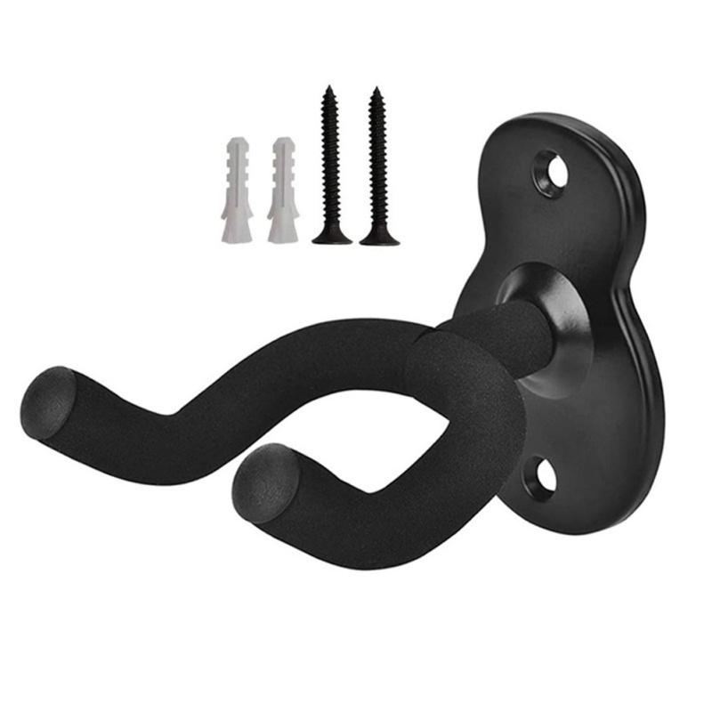 Metal Acoustic Guitar Hanger Hook Wall Mount Non-slip Holder Stand For Electric Guitar Ukulele