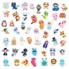 50 Big-Eyed Animal Stickers Cute Cartoon Big-Eyed Cute Stickers Small Animals Daquan Children'S Stickers Puzzle