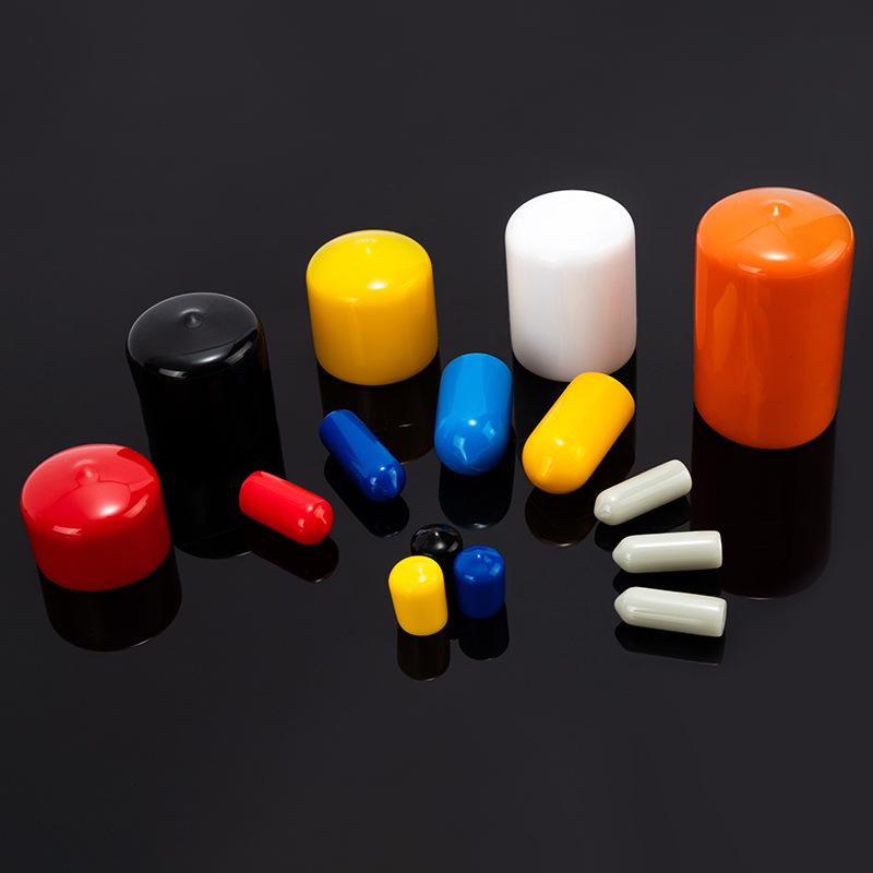 Rubber Sleeve PVC Cap: Dustproof Insulating Bolt Thread & Rebar Protector