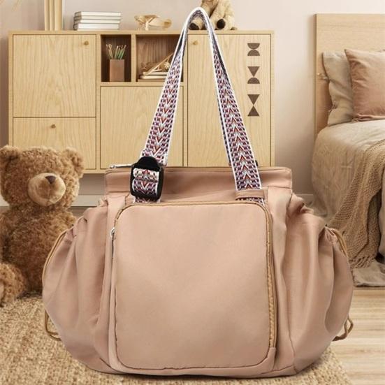 Multifunktionell reseorganisatörsväska för kvinnor 4-i-1 Stor kapacitet Tote Ryggsäck med 15 fickor Bärbar Crossbody Axelväska för Resa Strand