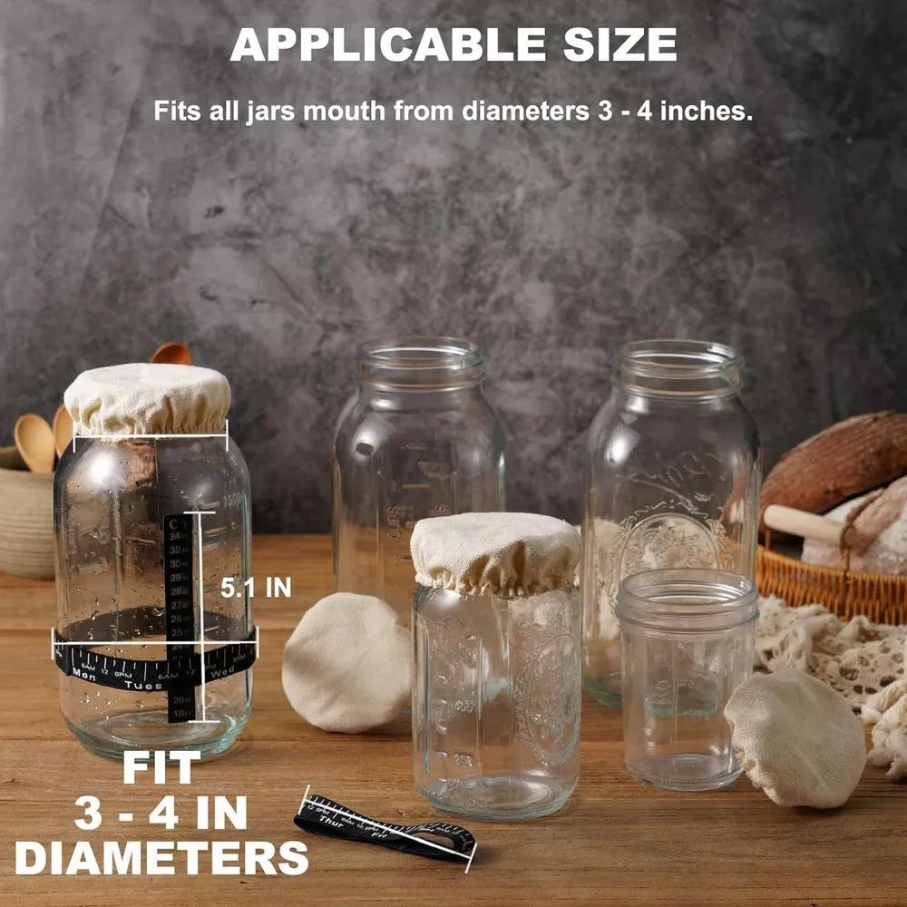 Thickened cotton fermentation glass jar cover