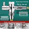 JPHZNB 3-Way Faucet Splitter Diverter Valve