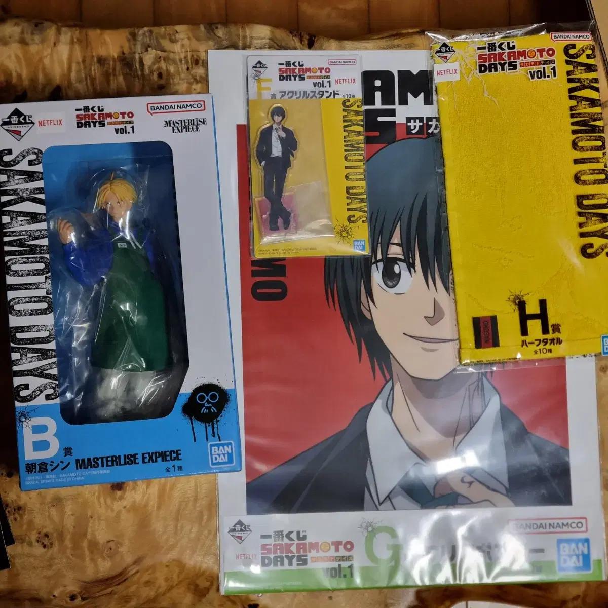 

Первый приз лотереи Sakamoto Days B Товары Shin и Nagumo