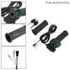 Electric Bike Throttle Handle with LED Display Throttle Accelerator Handle Grip Scooter Handlebar Grip Twist Throttle