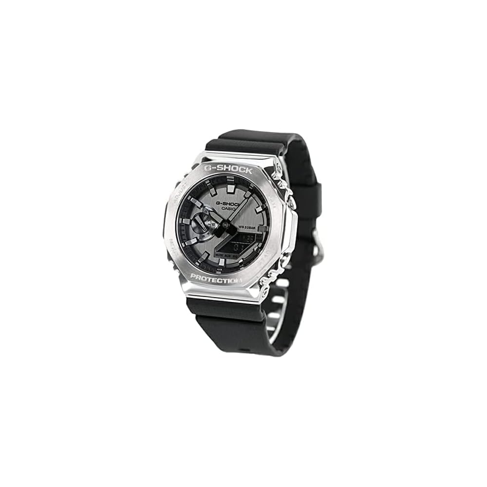 Casio G-Shock GM-2100-1A Analog-Digital Watch Black Resin Band Water Resistant