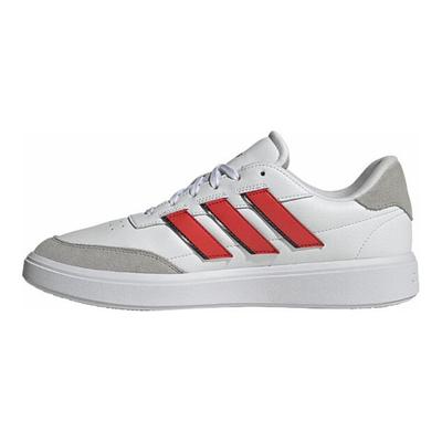 Courtblock Comfortable Fashion Slip Resistant Durable Low Top Lifestyle Casual Shoes Men Sneaker White Red IH4713