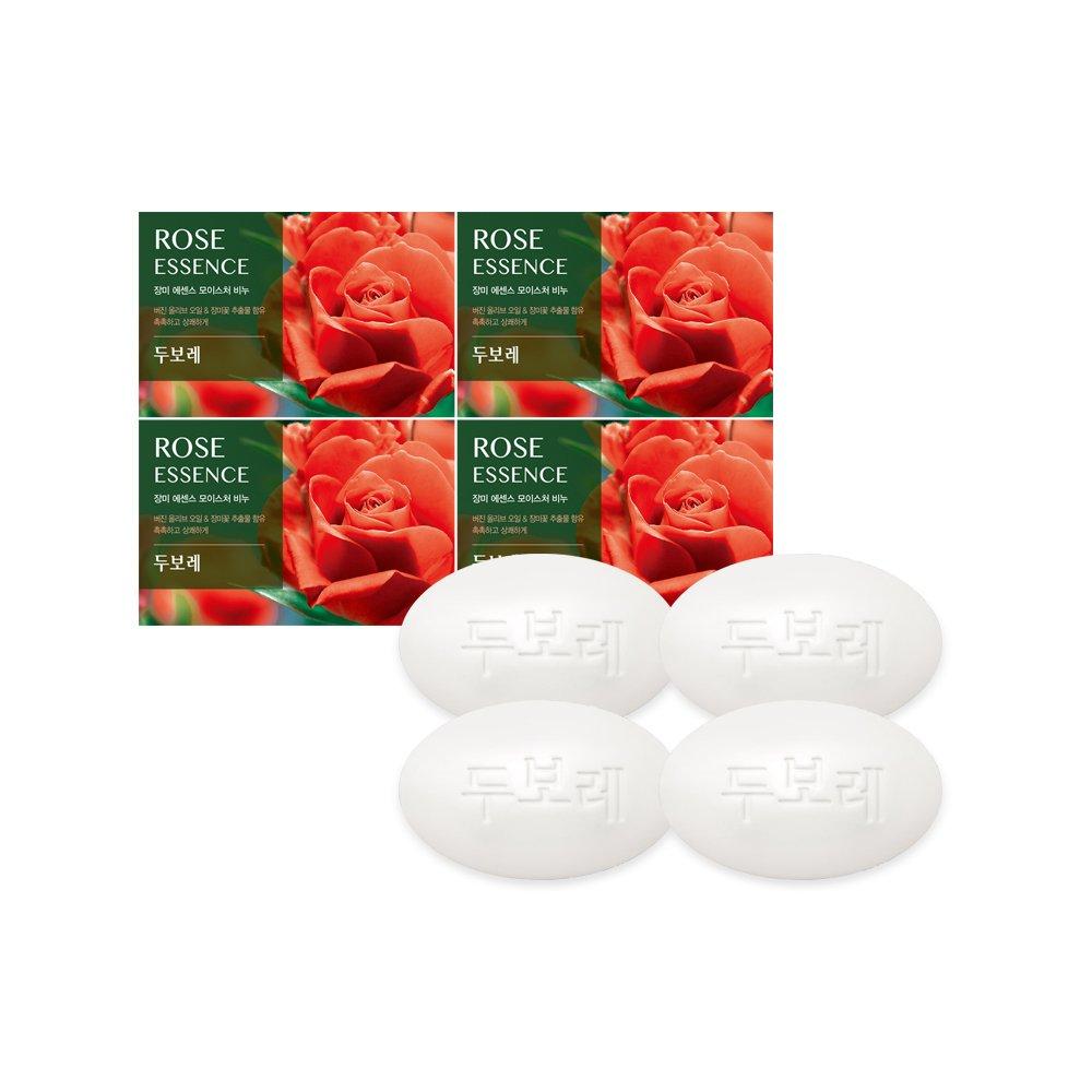 HAPPY BATH Dubore Rose Moisturizing Bar 4 pcs