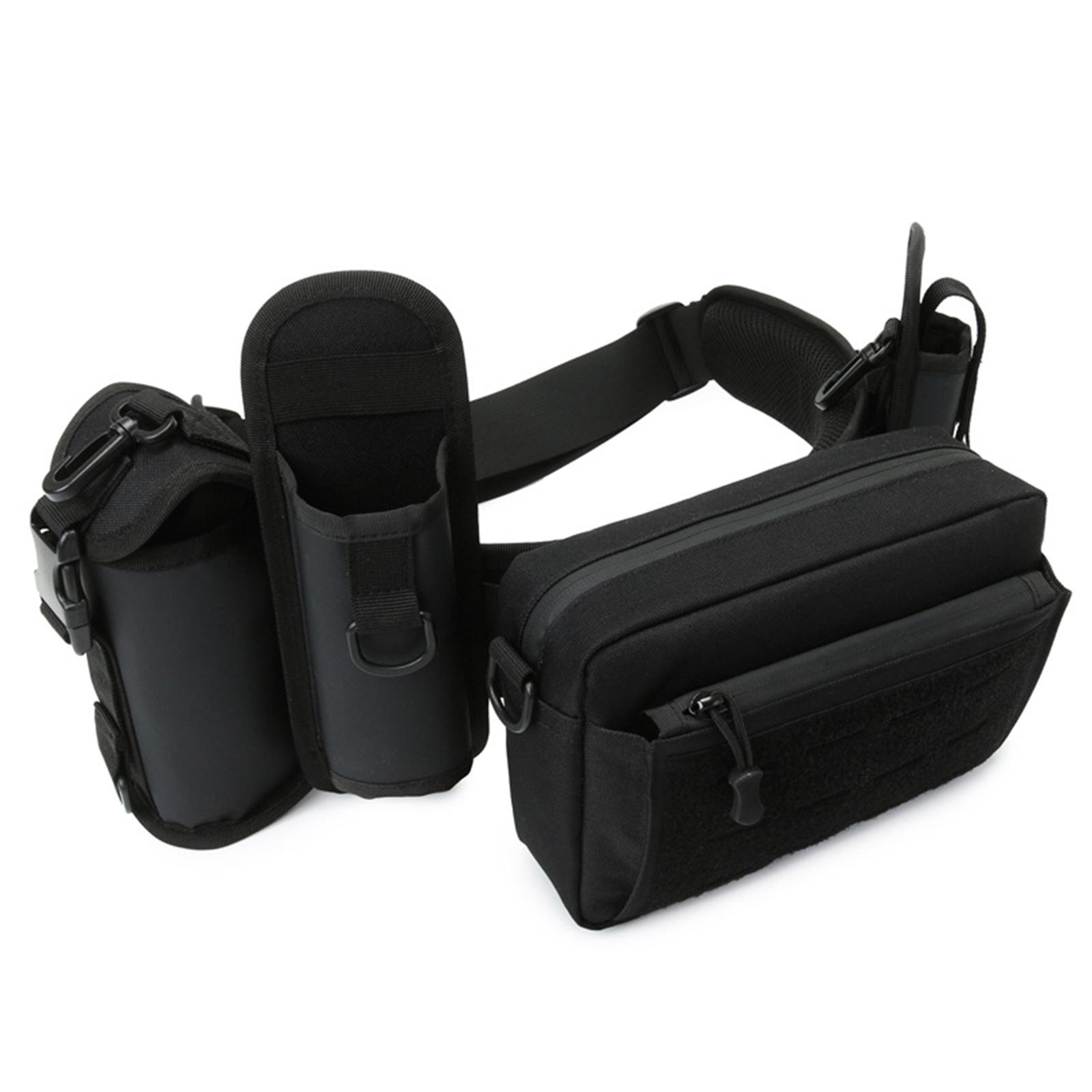 

Camping Multilayered Waist Rod Bag Waterproof Large Capacity Tackle Waist Bag Multifunctional Fishing Holdall Waist Pack 1 чёрный