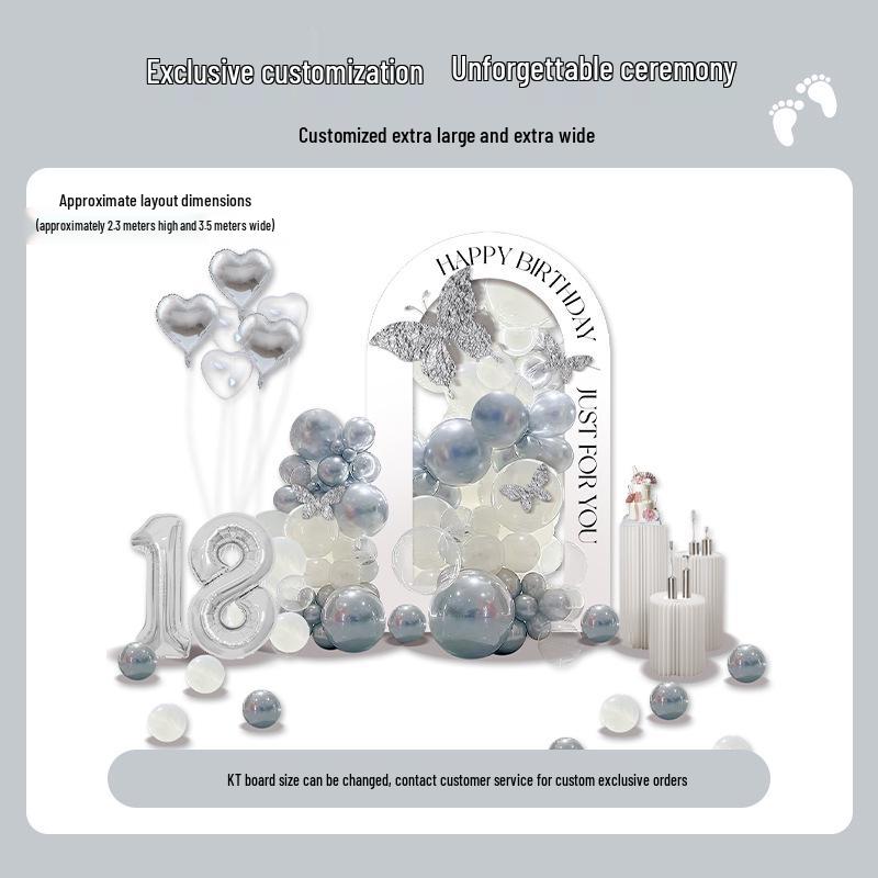 18-årspresent Ballongdekoration för Högskoleinträde & Vuxenlivsfirande
