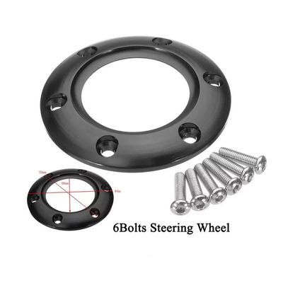 6-Gaats Stuurwiel Claxonknop Adapterring voor MOMO/NRG met 6 Bouten