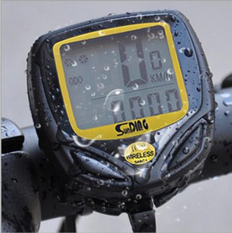 Shundong 548B Waterproof Bicycle Speedometer & Odometer 548C Chinese Yellow