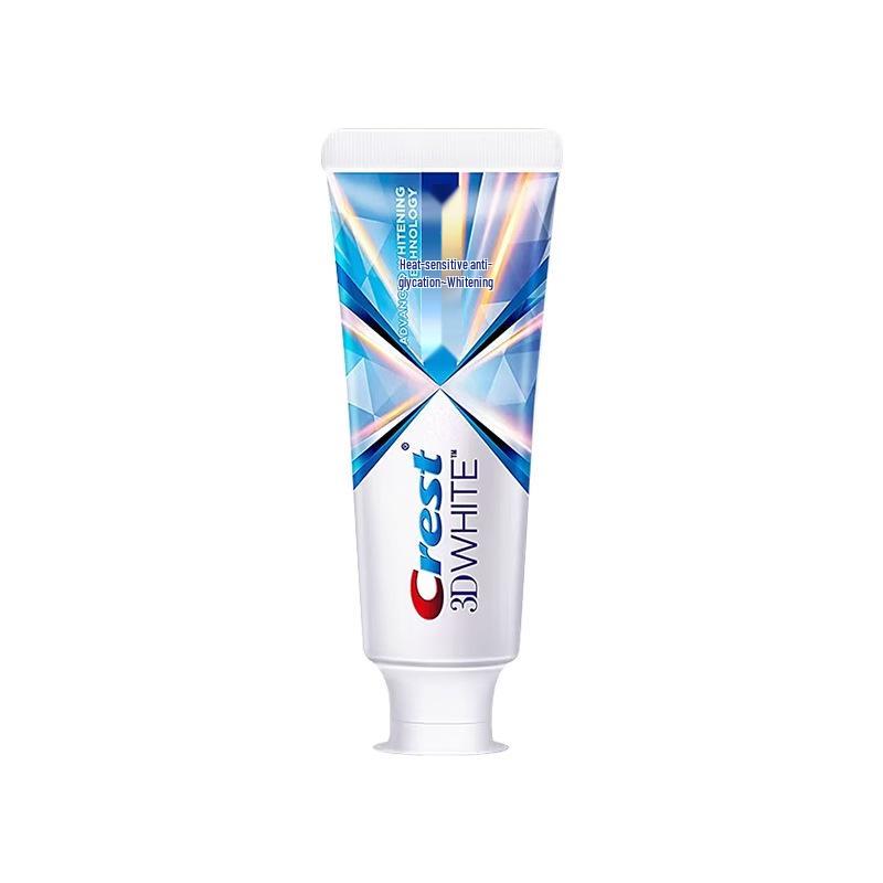 Crest 3D Advanced Heat-Activated Whitening Toothpaste: Brightens, Reduces Tartar & Smoke Stains, Anti-Sugar, Dense Foam Formula.