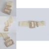 Artificial Pearl Waist Chain With Square Needle Buckle Design For Formal And Casual Use