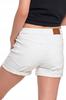 Damen Baumwoll-Jeansshorts Mit Taschen Bequem MORAJ SHORTS 3XL weiß