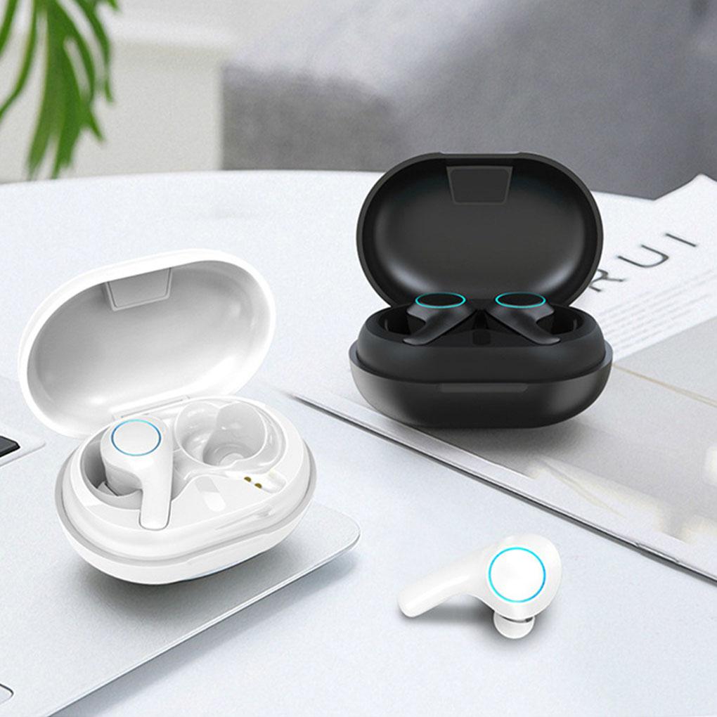 Wireless Earphone 5\.0 with Mic Long Standby Headset Control Wireless Headphone with Charging Case