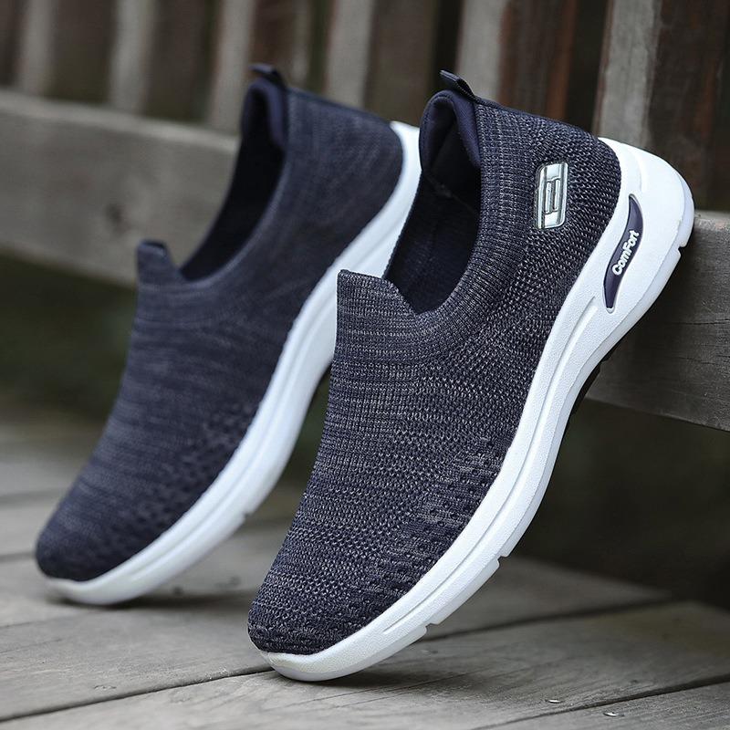 Men S Slip On Athletic Casual Breathable Sneakers