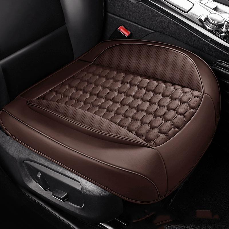 

Универсальные Чехлы-Защитки на Передние Сиденья Дышащая Искусственная Кожа Автомобильные Сиденья Противоскользящие Подушки Всесезонные Роскошные Аксессуары для Автомобильных Сидений