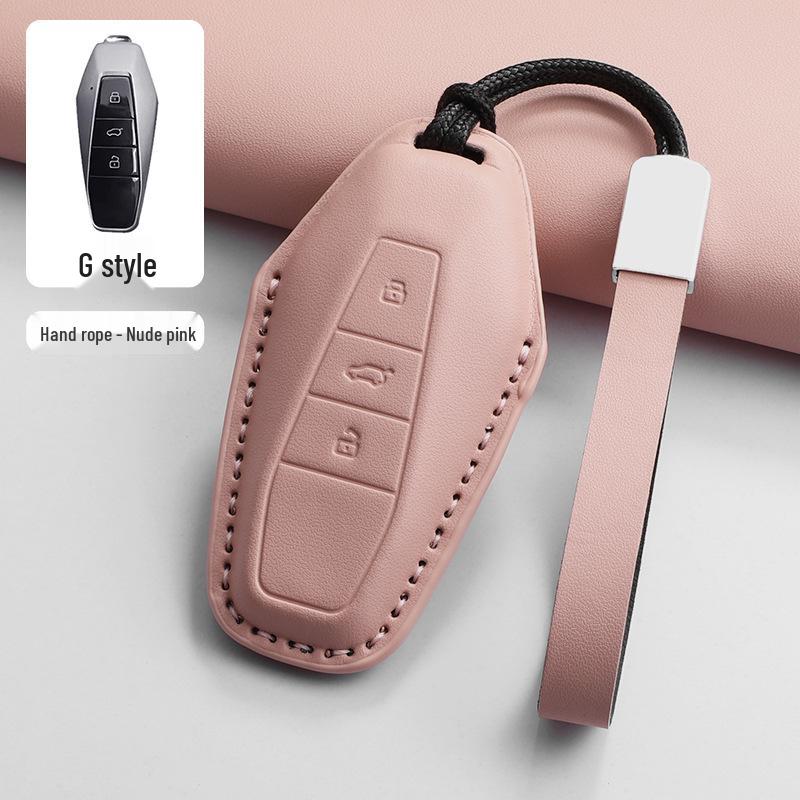 Chery iCAR Key Case for 03/3T/v23 Models, Rice White Shell Buckle Bag, Fashionable Cross-Border Design