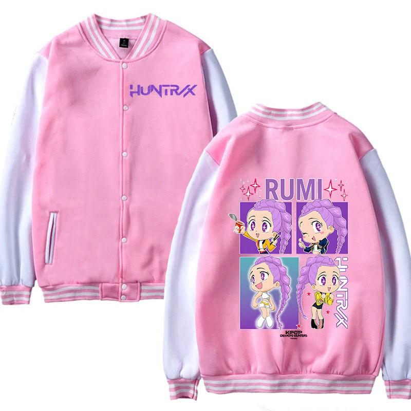 European and American trend witch hunting group Korean version casual hoodie women's plus size baseball jacket autumn and winter coat 5991