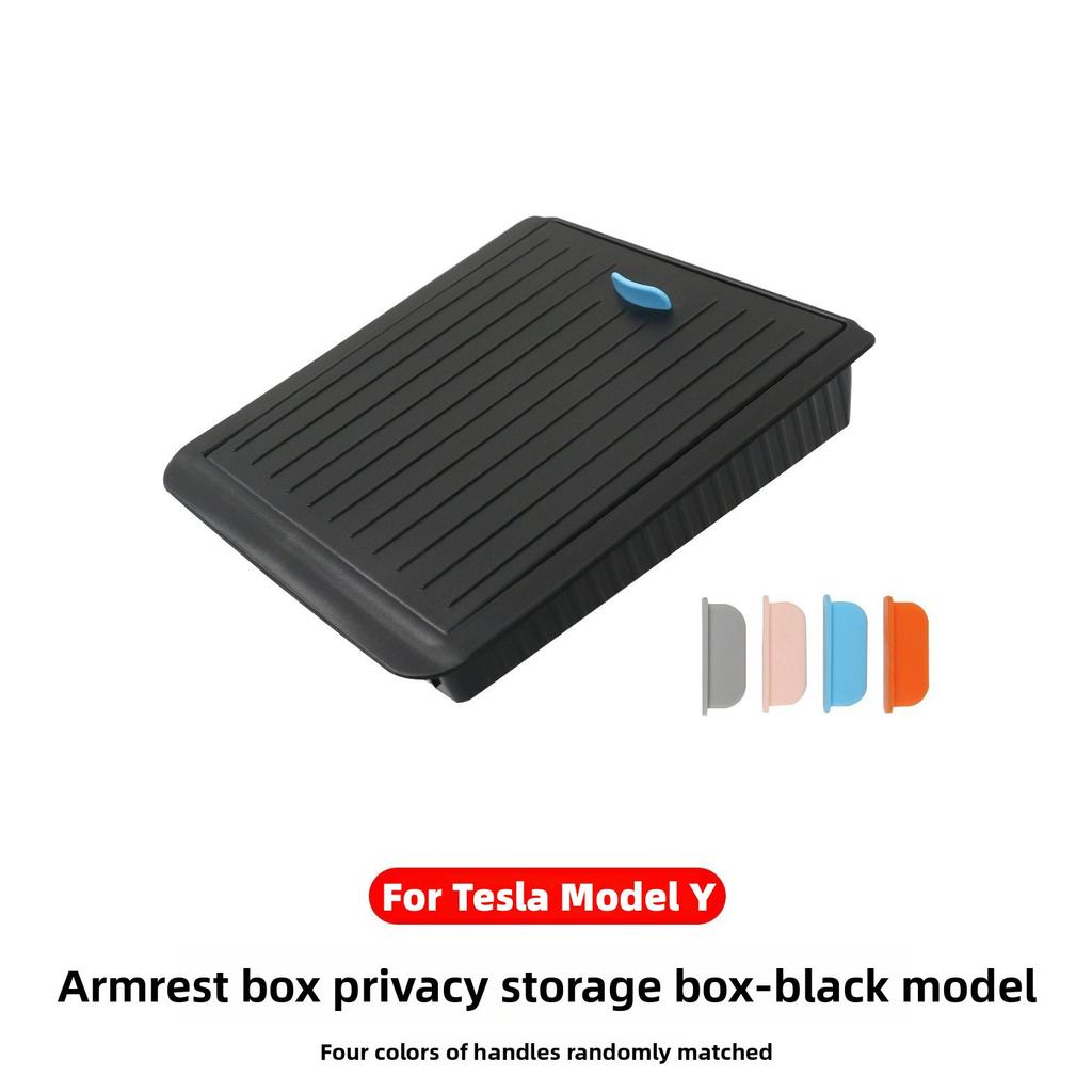 For Tesla Model 3 Y Model 3 Highland Model Y Juniper 2017~2026 Car Console Organizer Tray Armrest Hidden Storage Box Accessories