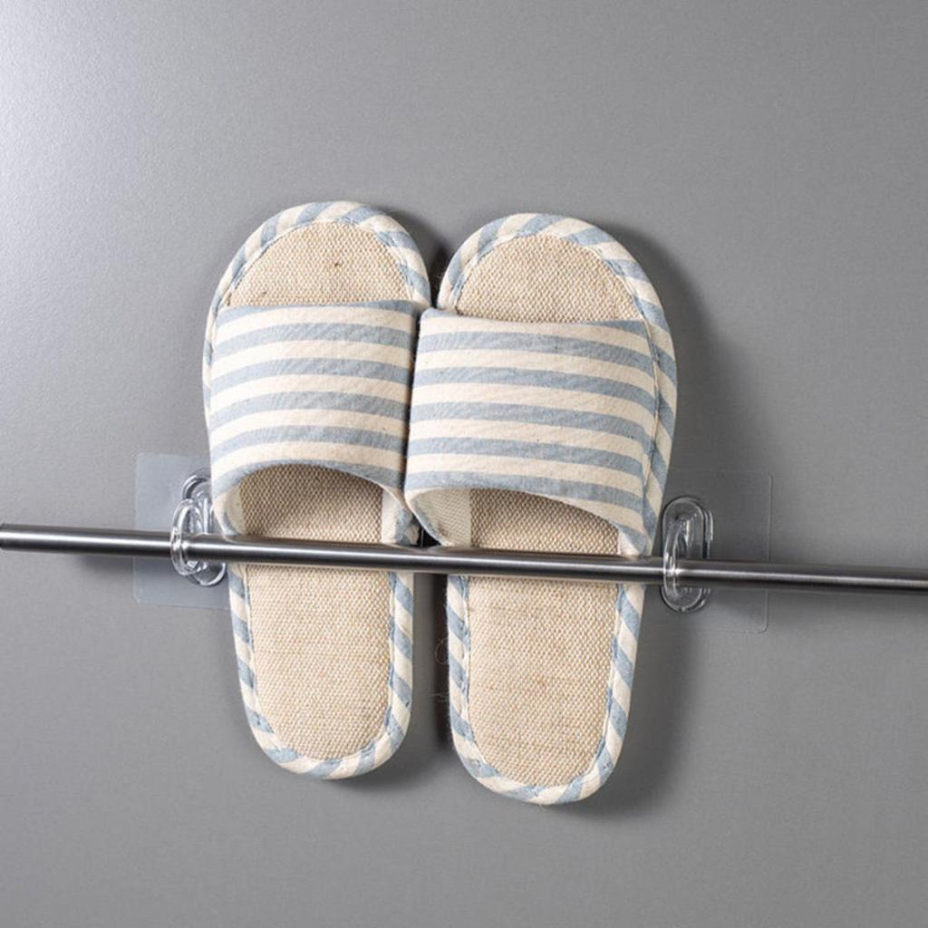 1/4/8/10Pcs Wall-Mounted Multifunctional Hooks Free Punching Seamless Paste Rack