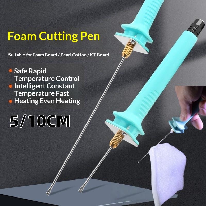 1 Set Electric Hot Wire Foam Cutter Pen Kit - 50/100mm Cutting Adaptor DIY Craft Tool