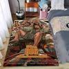 Retro Movie Style Rug Featuring Iconic Characters Suitable for Use As an Anti-slip Game Mat for Living Room and Bedroom Sofas