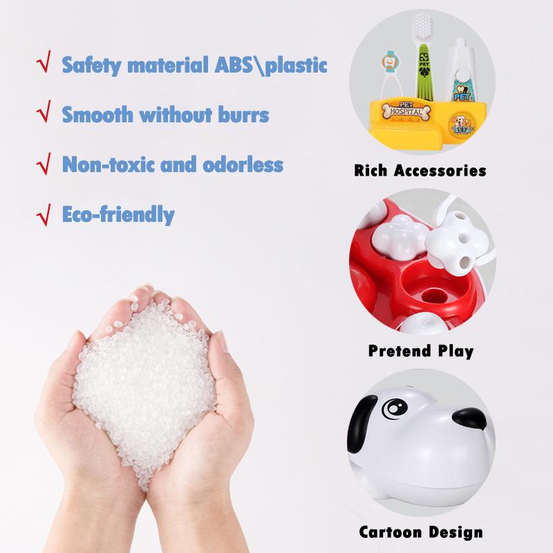 Juguete de Dentista para Mascotas Juego de Rol Doctor Juguetes Educativos para Niños Simulación Medicina Extracción de Dientes Modelo de Dientes Regalos Para Niños