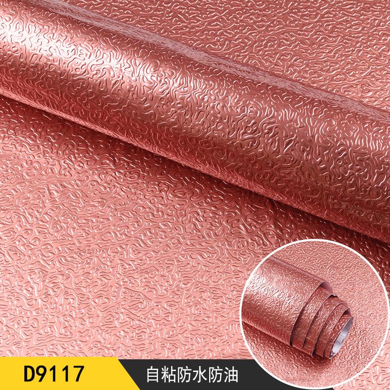 Kitchen Oil-proof Waterproof Stickers Anti-fouling High-temperature Aluminum Foil Self-adhesive Wallpaper Stove Cabinet Stickers